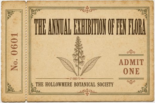 Printed admission ticket to an exhibition